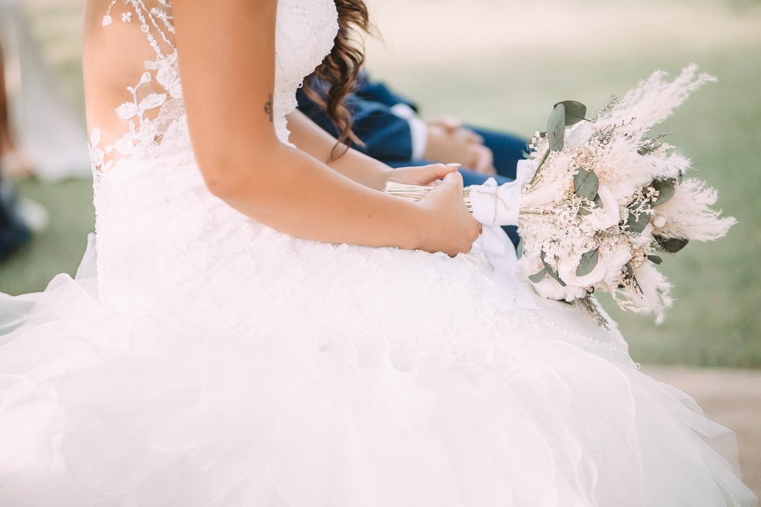 Bride and Groom in their Wedding Ceremony